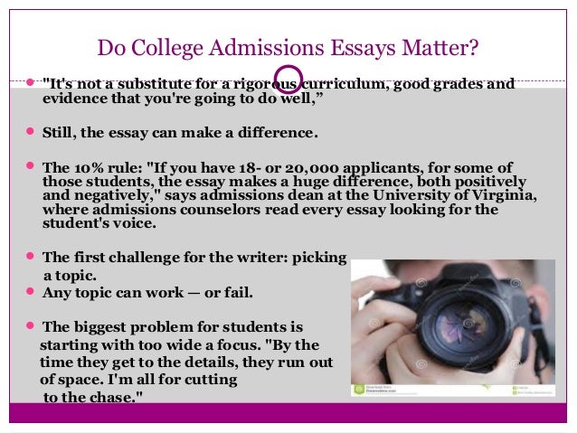 college essay tips from admission counselors