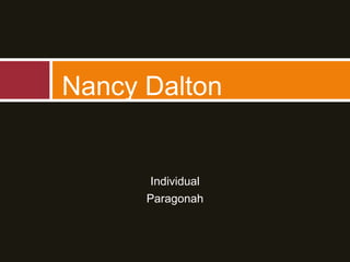 Individual
Paragonah
Nancy Dalton
 