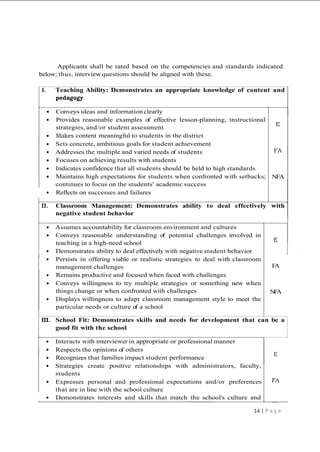 2015 Hiring Guidelines for Teacher 1 Position in the Department of ...