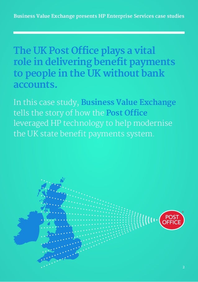 Hp Case Study Uk Post Office