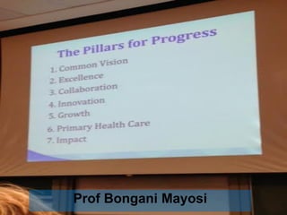 Prof Bongani Mayosi
 