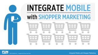 ® 2015 FunMobility, Inc. – Engagement at Every Touch Point 1	
  |	
  Integrate Mobile with Shopper Marketing
 