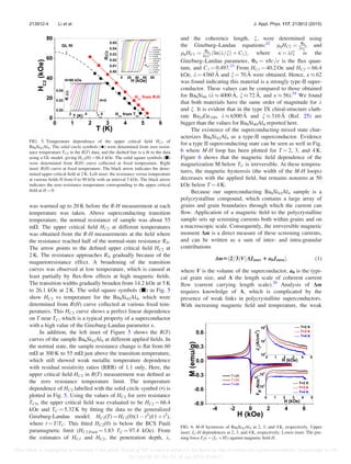 Critical magnetic fields of superconducting aluminum-substituted ...