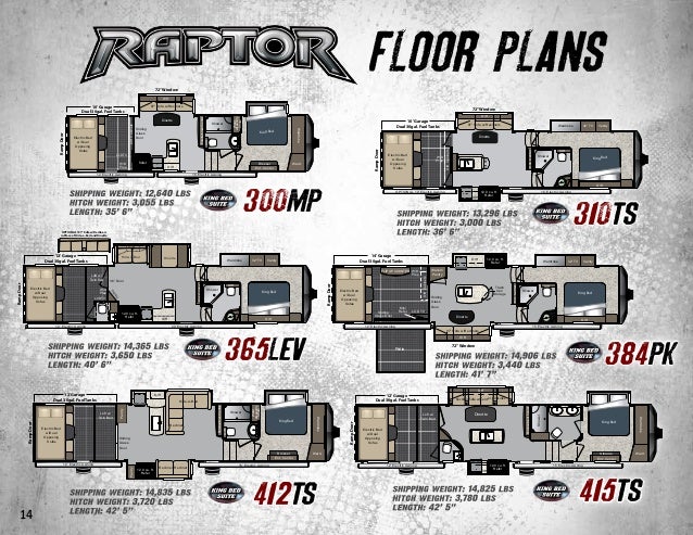 2015 keystone raptor toy hauler 14 638
