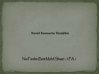 2015 Konserto Terakhir (Tema & Persoalan) | PPTX