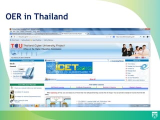OER in Thailand
 