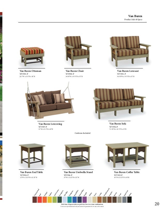 Marietta Outdoor Furniture Catalog