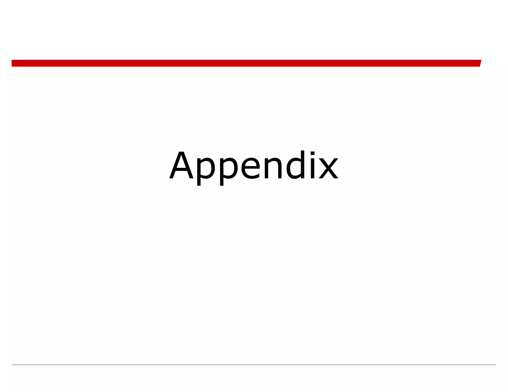 Appendix
 