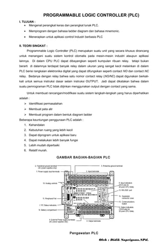 MODUL PLC (Programmable Logic Control) DIDIK | DOC