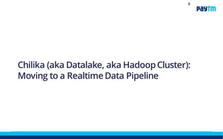 Maquette:
• Realtime rule engine for fraud detection
• All of our marketplace transactions are evaluated in realtime
with concurrent evaluation on hundreds of fraud rules
• Custom Scala/Akka application with a Cassandra datastore
• Can be used with our datastores, such as Titan,
GraphIntelligence, HBase, etc
• Interface for Rule and Threshold tuning
• Handles millions of txns per day at an average response time
of 20ms
8
 