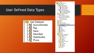 User Defined Data Types
 
