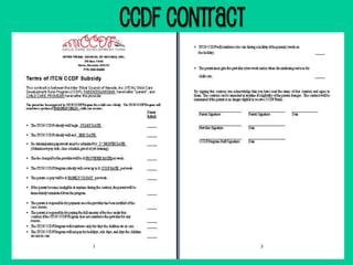 CCDF CONTRACT
 