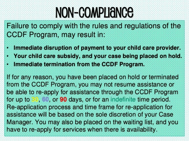 2015 CCDF Parent Orientation