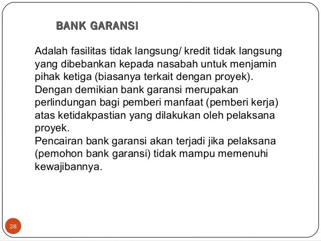 Contoh Surat Permohonan Pencairan Garansi Bank - 28 images 