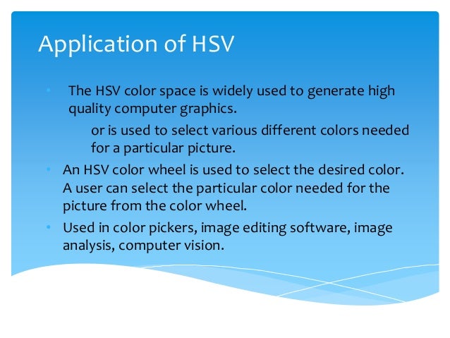 HSV color model