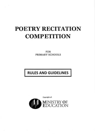 2015 poetry recitation competition primary