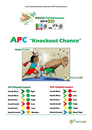 2015 Presidential Election Projections: APC Knockout Chance
 