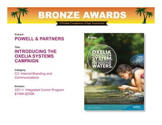 BRONZE AWARDS
Entrant:
PREGEL AMERICA INC.
Title:
PREGEL PINO PINGUINO
PARTY
Category:
C1: Integrated Marketing
Communicat...