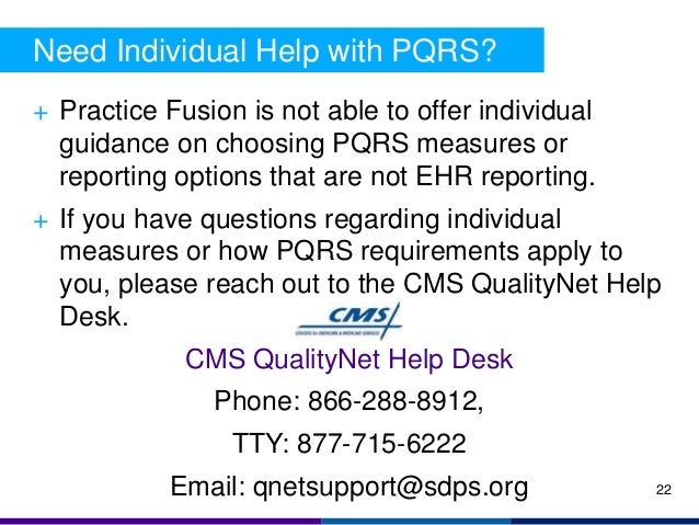 Cqm And Pqrs Reporting With Practice Fusion