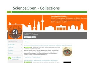 59
ScienceOpen - Collections
 
