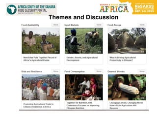 Themes and Discussion
 