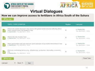13
Virtual Dialogues
 