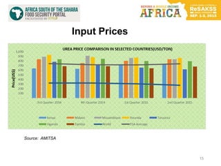 15
Source: AMITSA
Input Prices
 