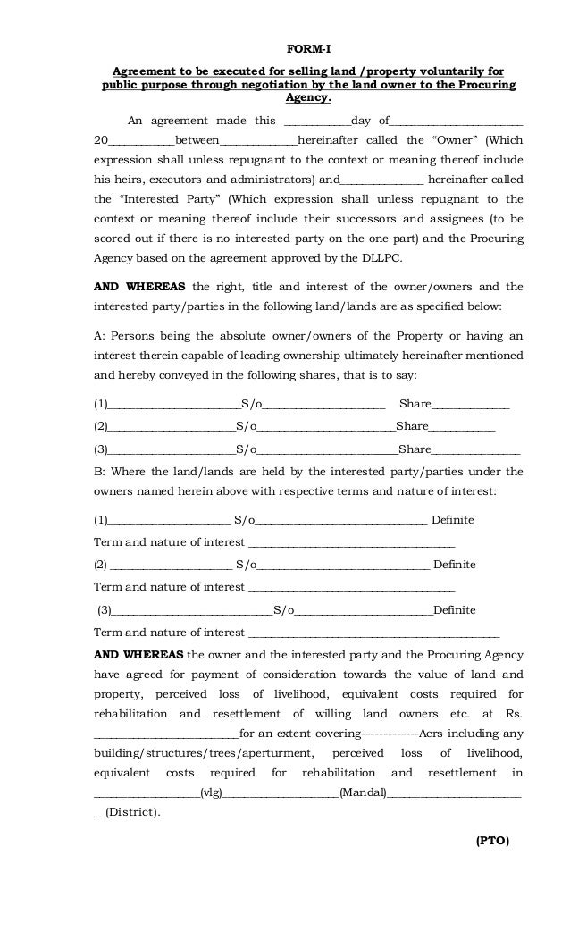 selling land by owner