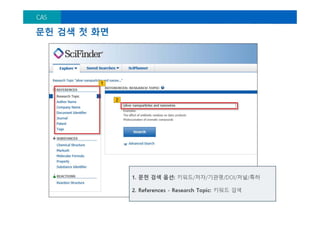 2015 SciFinder Manual by Shinwon Datanet