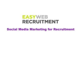 Social Media Marketing for Recruitment
 