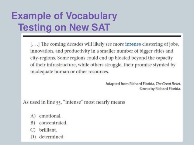 good examples to use for sat essay