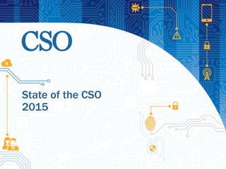 State of the CSO
2015
 