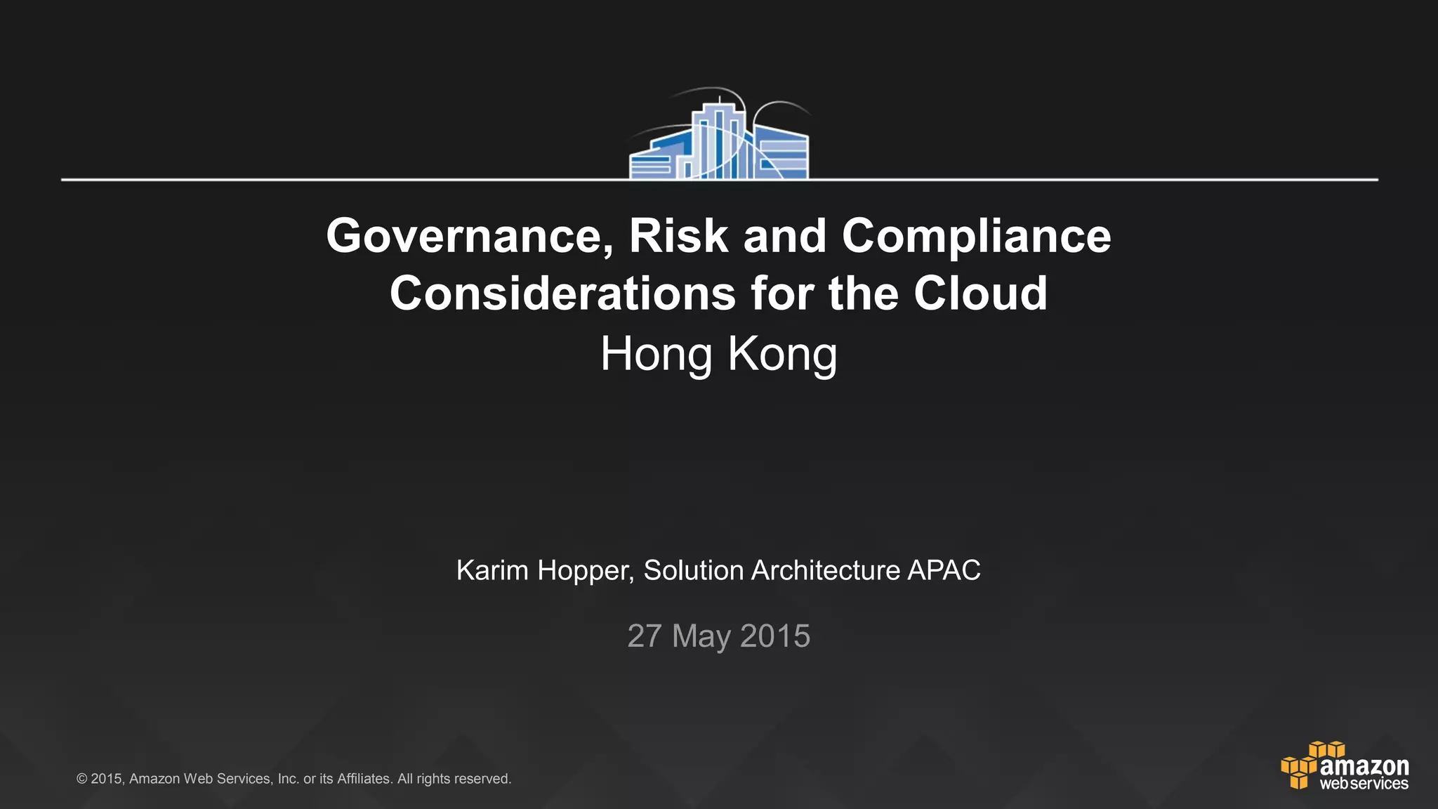 Demonstrating Compliance
 