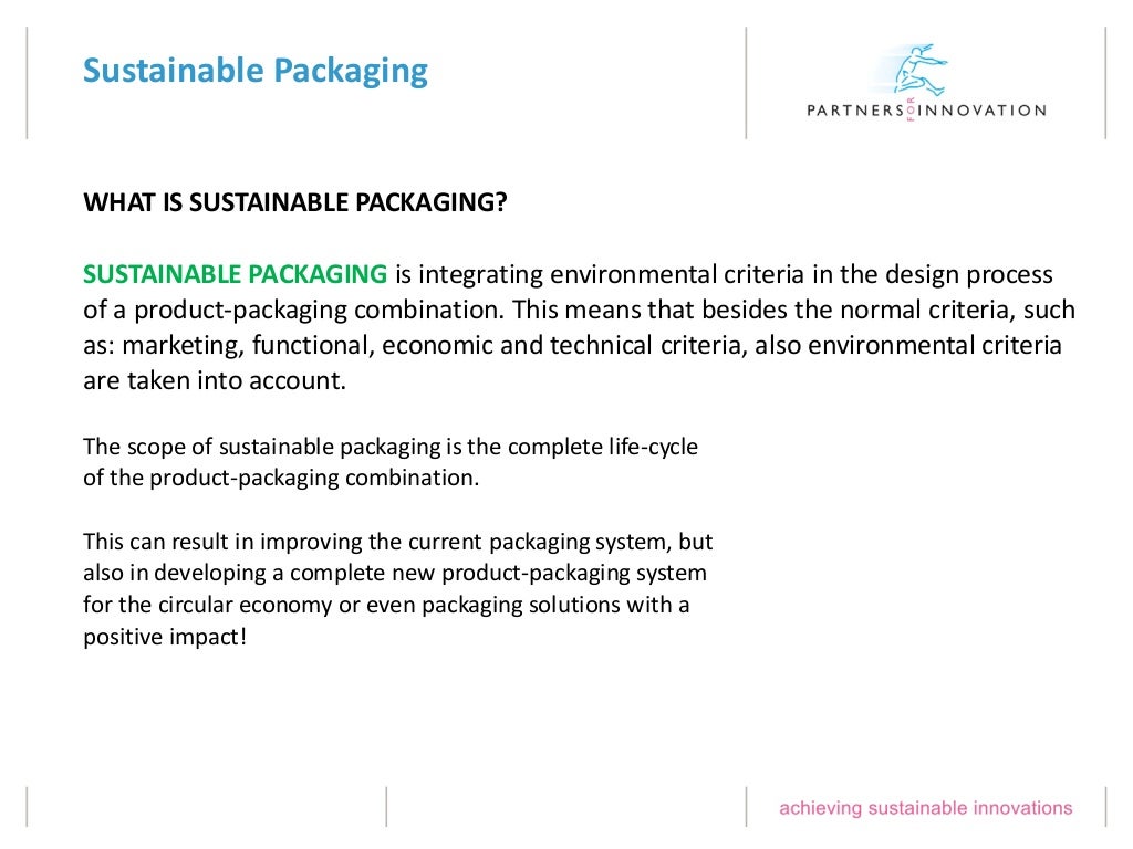 2015 sustainable packaging
