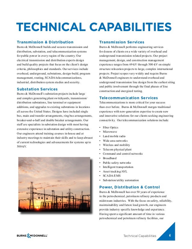 Burns Mcdonnell Industrial Pd C Quals Package