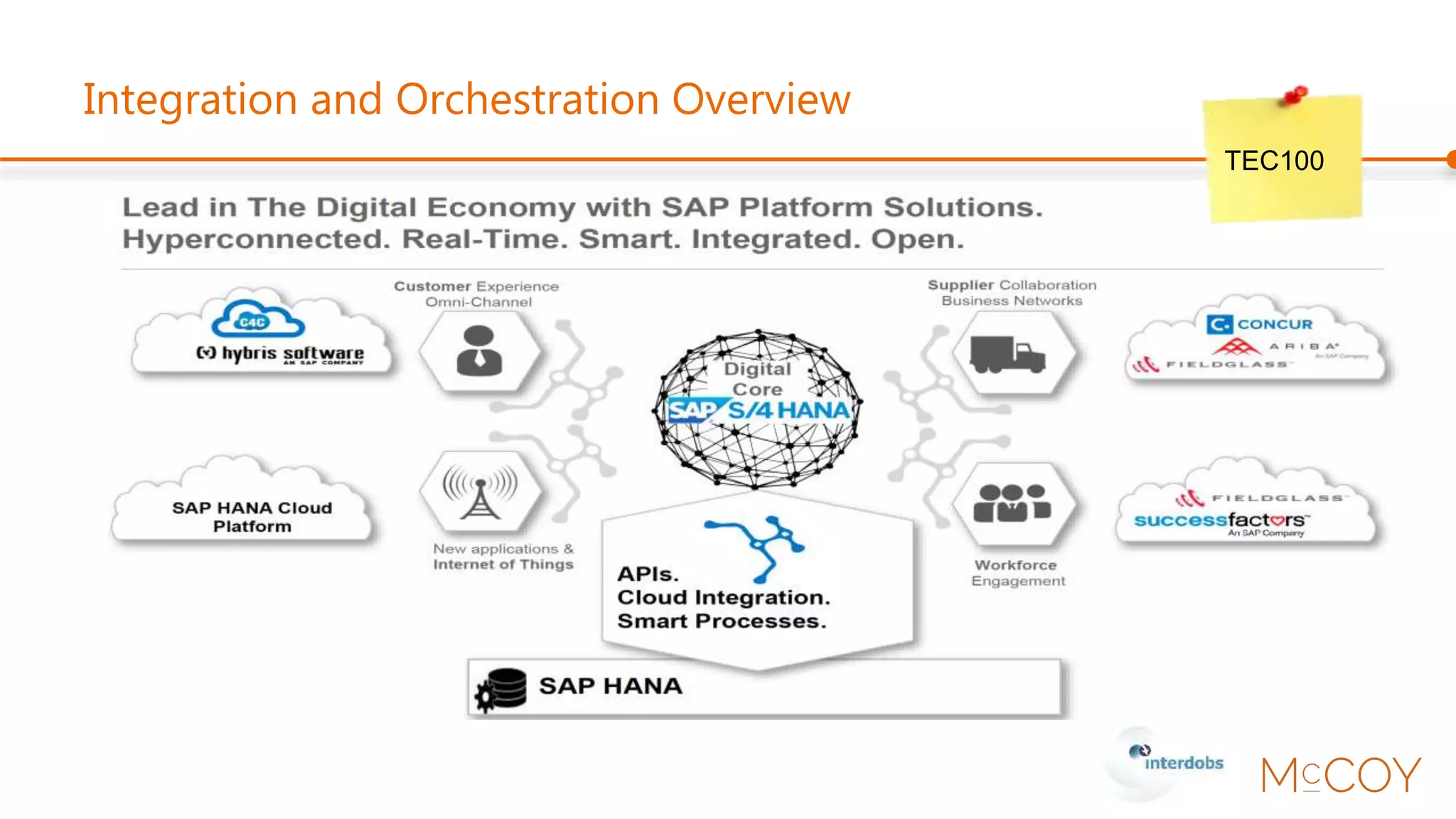 Agenda
• Keynote
• S/4 HANA
• BW, HANA or a mix, whatever you like!
• BW 7.5
• Cloud for Analytics and BOBJ
 