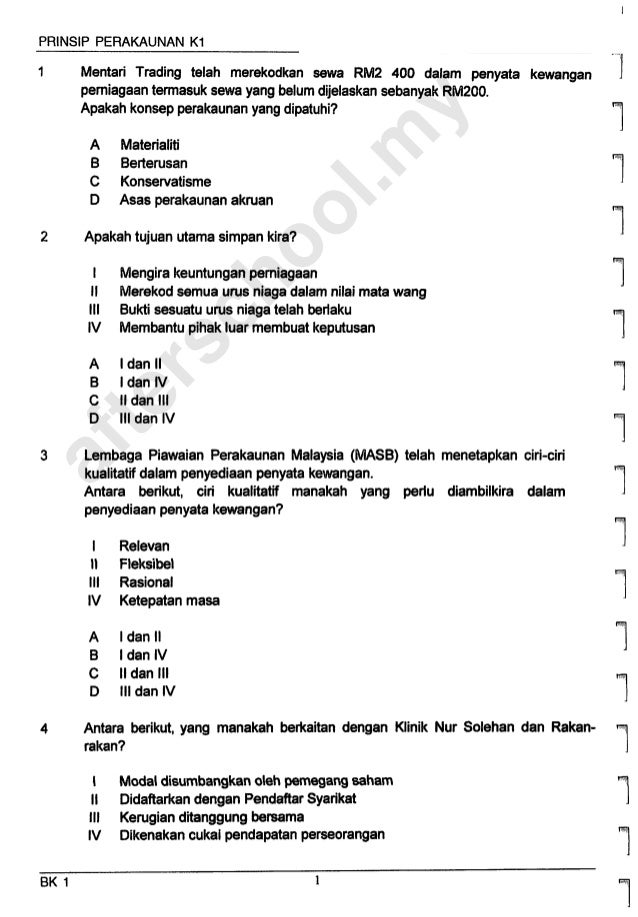 2015 Terengganu Prinsip Akaun