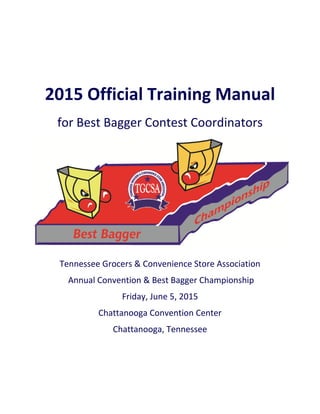2015 tgcsa best bagger manual | PDF