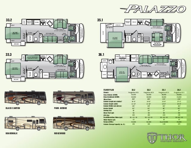 2015 Thor Palazzo Class A Motorhomes Flyer