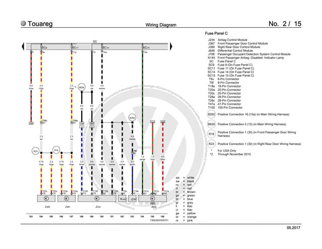 2015 Touareg wiring and component locations.pdf