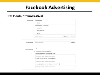 Facebook Advertising
 