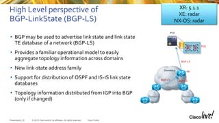 Cisco Live Milan 2015 - BGP advance | PPTX