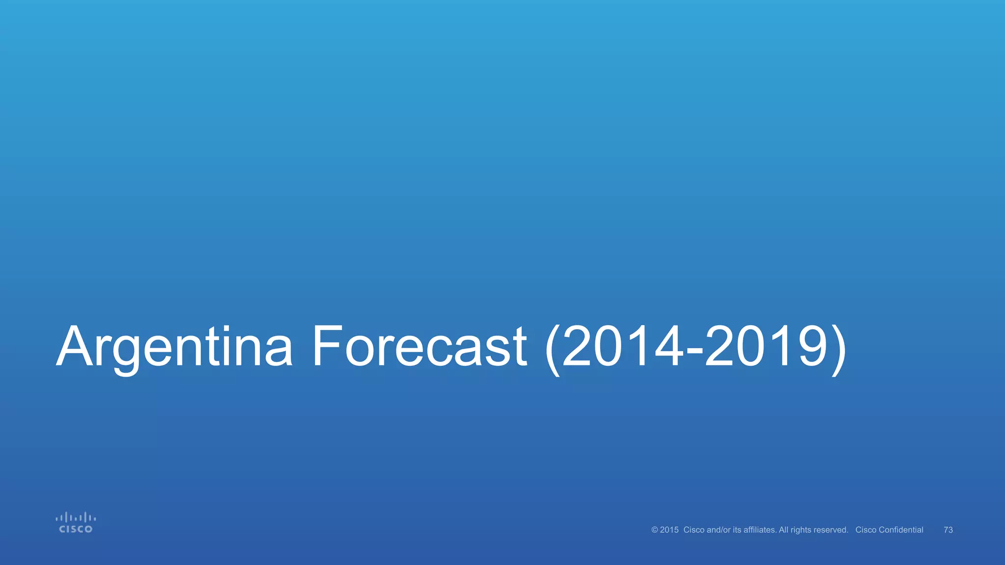 Argentina Forecast (2014-2019)
 