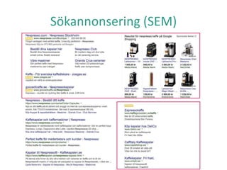 Sökannonsering (SEM)
 