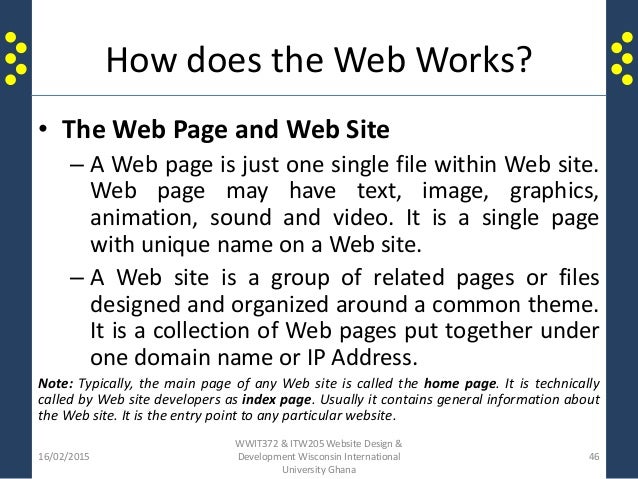 Introduction to Website Design and Development