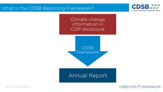 Adding value – Using your CDP disclosure to report in your mainstream report