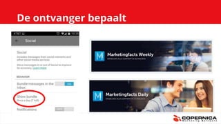 De ontvanger bepaalt
 