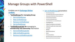 2016 01-30 SPS Dubai - Office 365 Groups: all you need to know about it ...