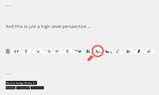 And this is just a high-level perspective …
Nuremberg
Service Design Drinks #1
21 January 2016 Marc Stickdorn
 