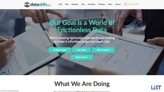 Screenshot: http://data.okfn.org/
 